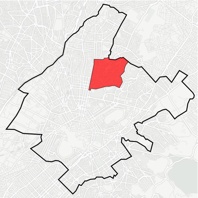 карта кипсели Афины