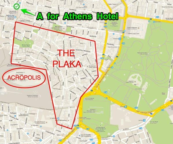 карта района плака