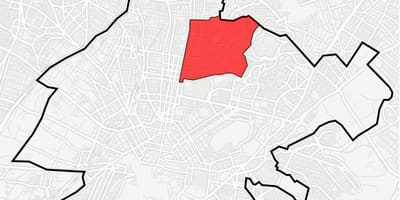 Карта кипсели Афины