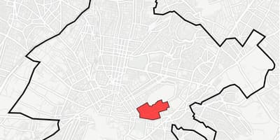 Карта колонаки Афины