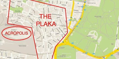 Карта района плака